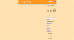 Desktop Screenshot of blog.bartcop.com