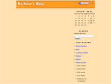 Tablet Screenshot of blog.bartcop.com