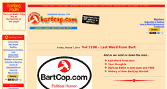 Desktop Screenshot of bartcop.com