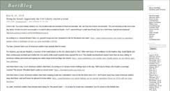 Desktop Screenshot of bartblog.bartcop.com